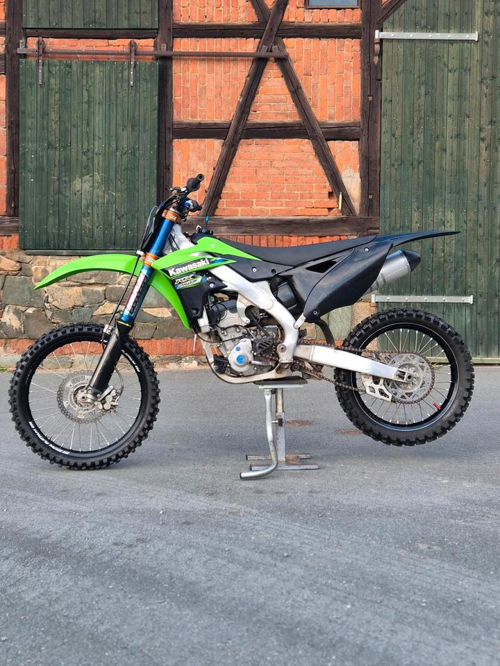 Kawasaki Kxf 250 Motocross Cross Vollcross Enduro 250ccm 2013 — rear view