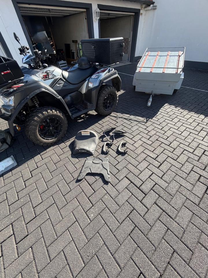 Kymco ATV Quad mit Anhängerkupplung und Frontkorb 2015 — photo 9