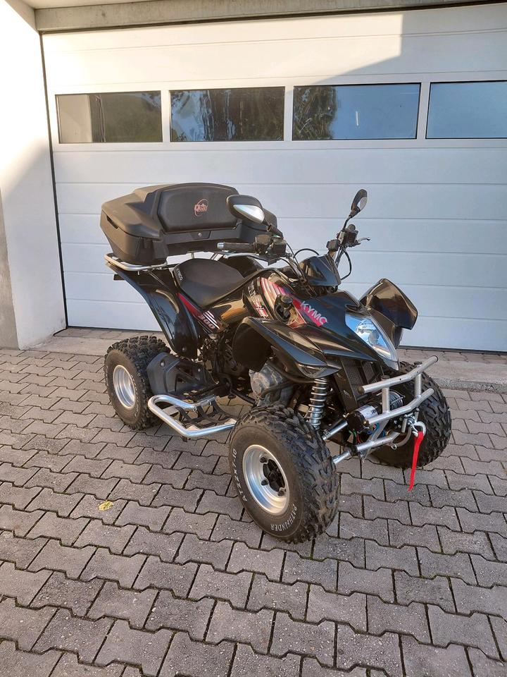 Kymco Gelöscht • Kymco Maxxer 300 mit Koffer und Schneeschild 2007 — interior