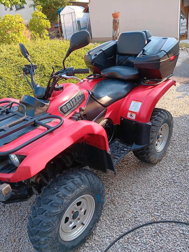 Yamaha ein schönes Quad Yamaha Grizzly 660 mit Koffer an 2007 — interior