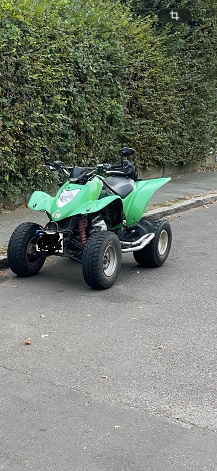 Kymco kxr 250 Grün 2004 — rear view