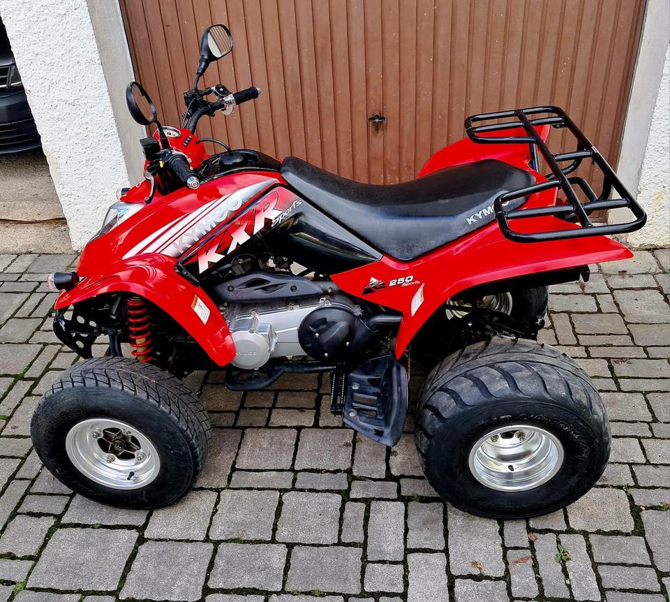Kymco Gelöscht • Kymco KXR 250 Sports - TÜV 08/28 2007 — вигляд ззаду