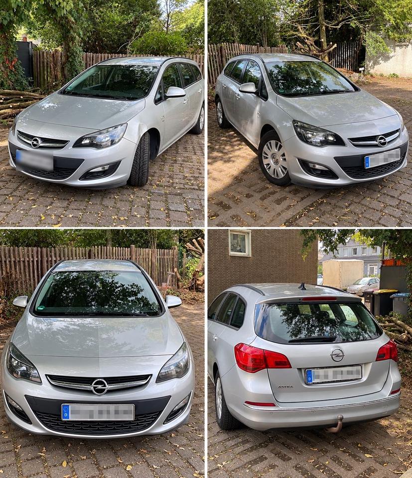Opel Astra 2014 — rear view