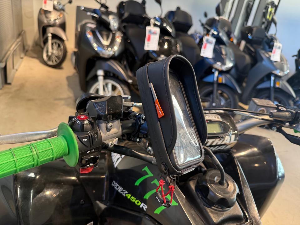 Kawasaki KFX 450R, Sportauspuff, Handyhalterung 2010 — photo 10