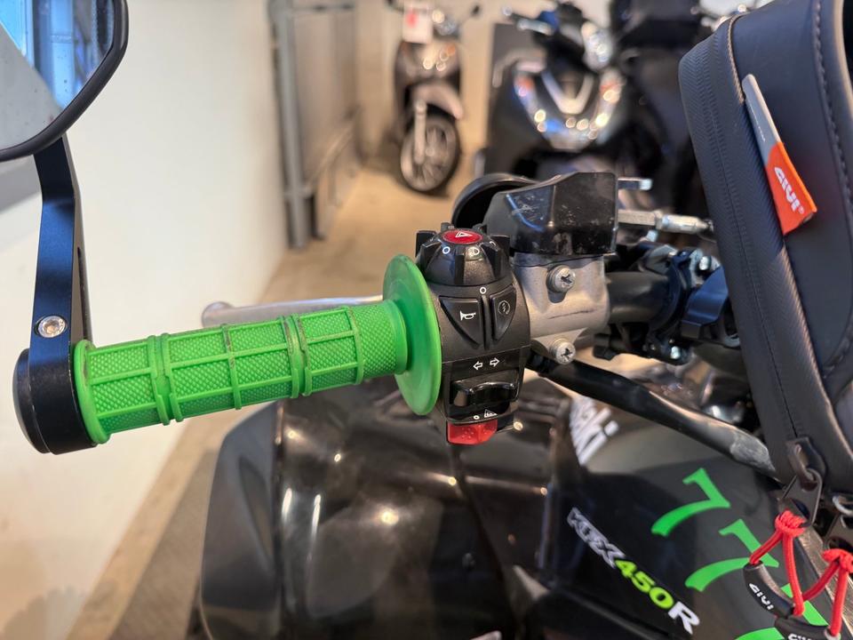 Kawasaki KFX 450R, Sportauspuff, Handyhalterung 2010 — photo 7