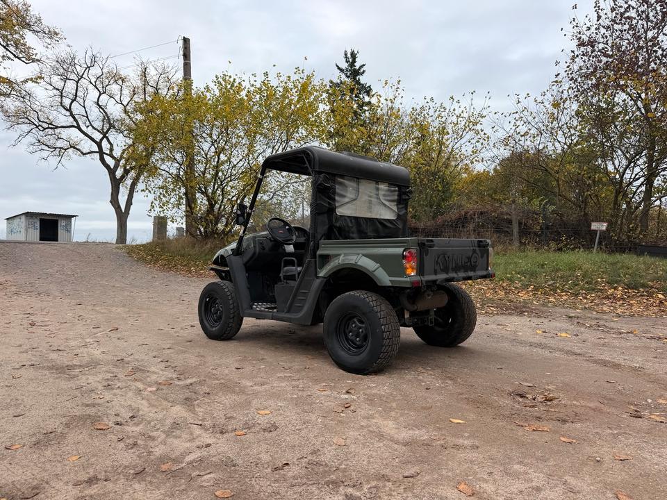 Kymco UXV 500 4x4 UTV – nur 7.672 km – Dach, Scheibe, AHK 2013 — салон