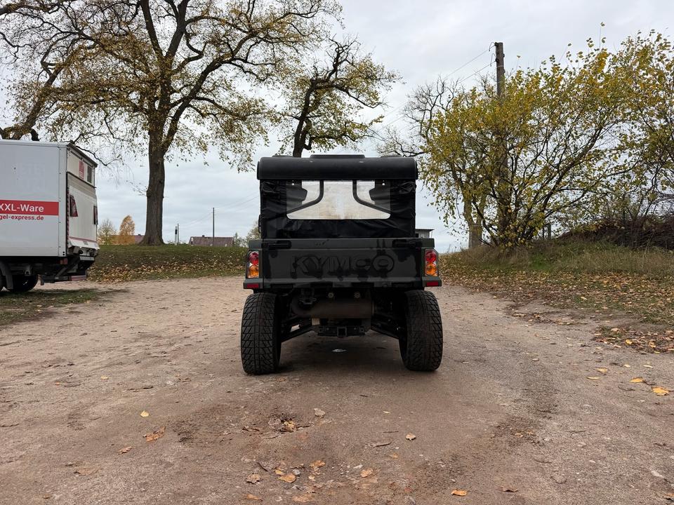 Kymco UXV 500 4x4 UTV – nur 7.672 km – Dach, Scheibe, AHK 2013 — двигун 499 ccm