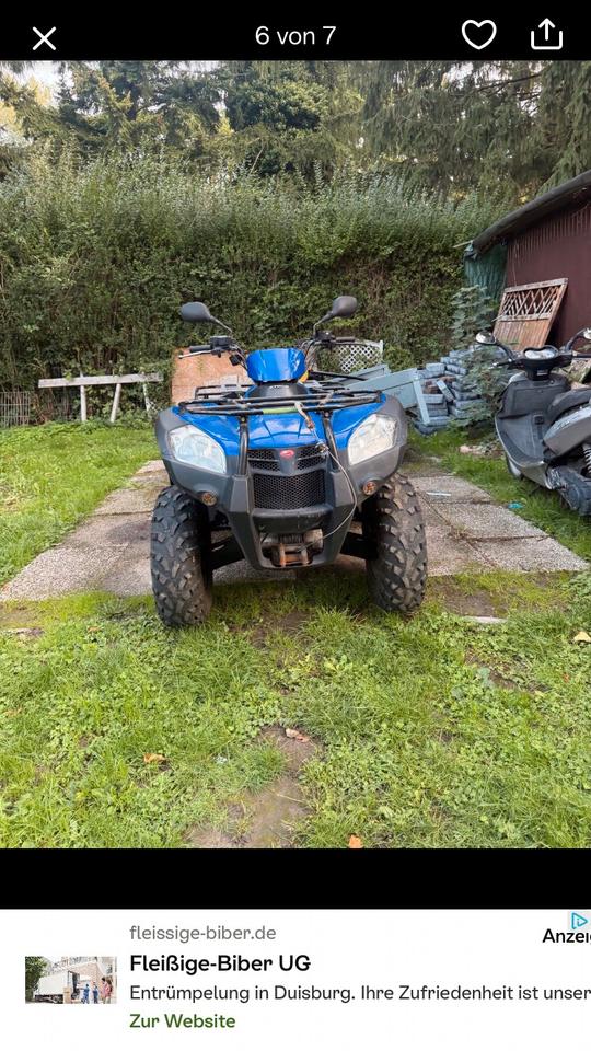 Kymco Gelöscht • Quad Kymco Mxu 500 mit Allrad 4x4 LOF 2011 — rear view