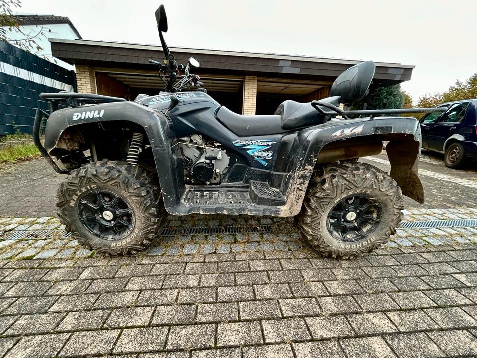  Quad ATV 4x4 Dinli Centhor 800L 2012 — салон