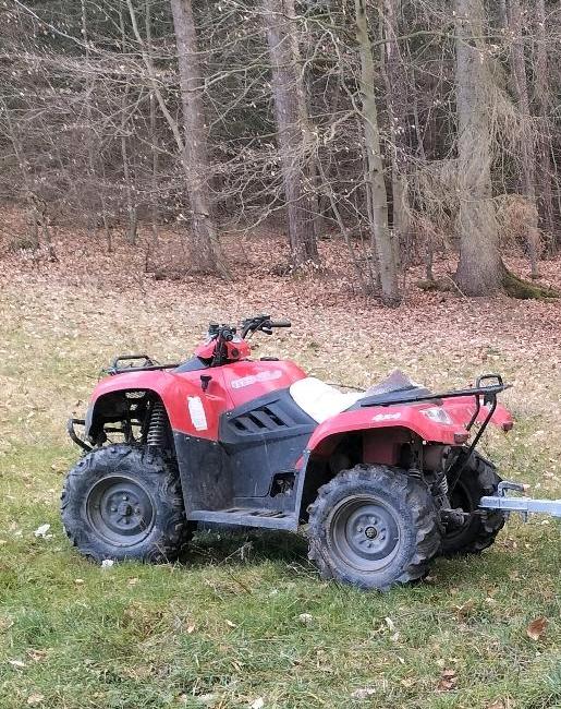 Kymco MXU 400 Teileträger 2014 — vehicle for AFU Ukraine