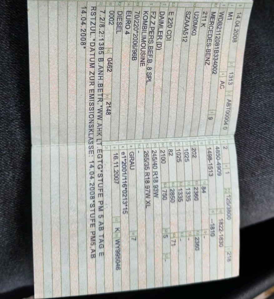 Mercedes Benz E 220 2008 — photo 18