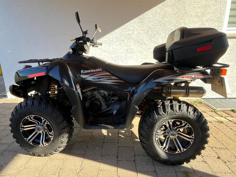 Kawasaki 750 ATV Quad 2007 — вигляд ззаду