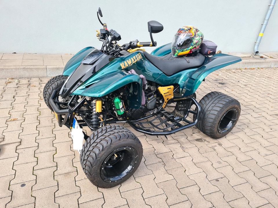 Kawasaki KFX 400 Supermoto – GPZ 500 S Motorumbau TÜV - LOF 2007 — вигляд ззаду