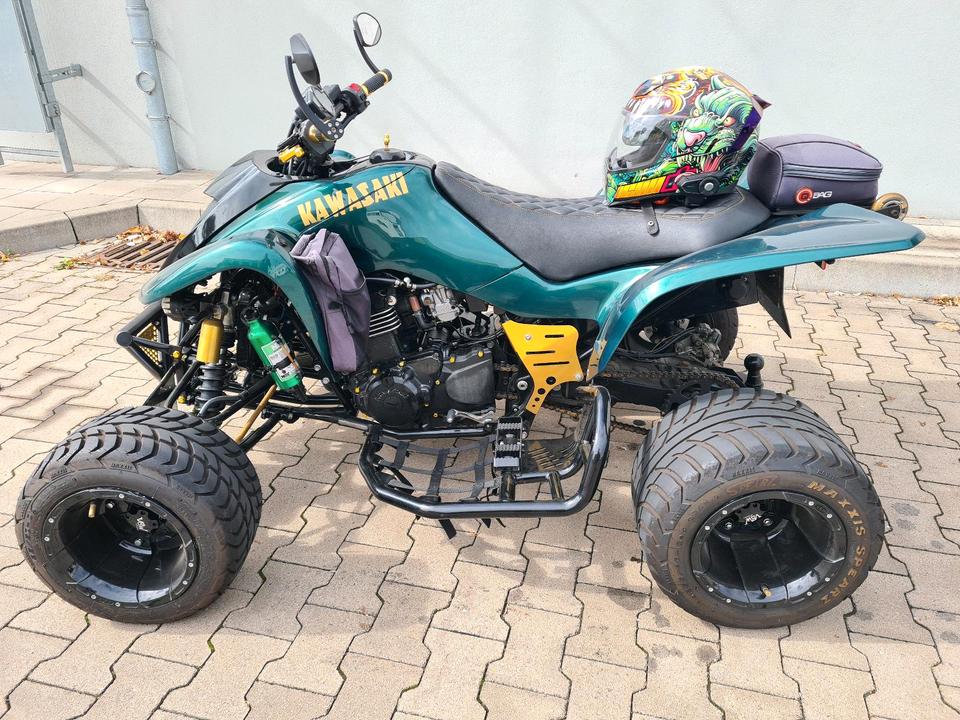 Kawasaki KFX 400 Supermoto – GPZ 500 S Motorumbau TÜV - LOF 2007 — двигун 500 ccm