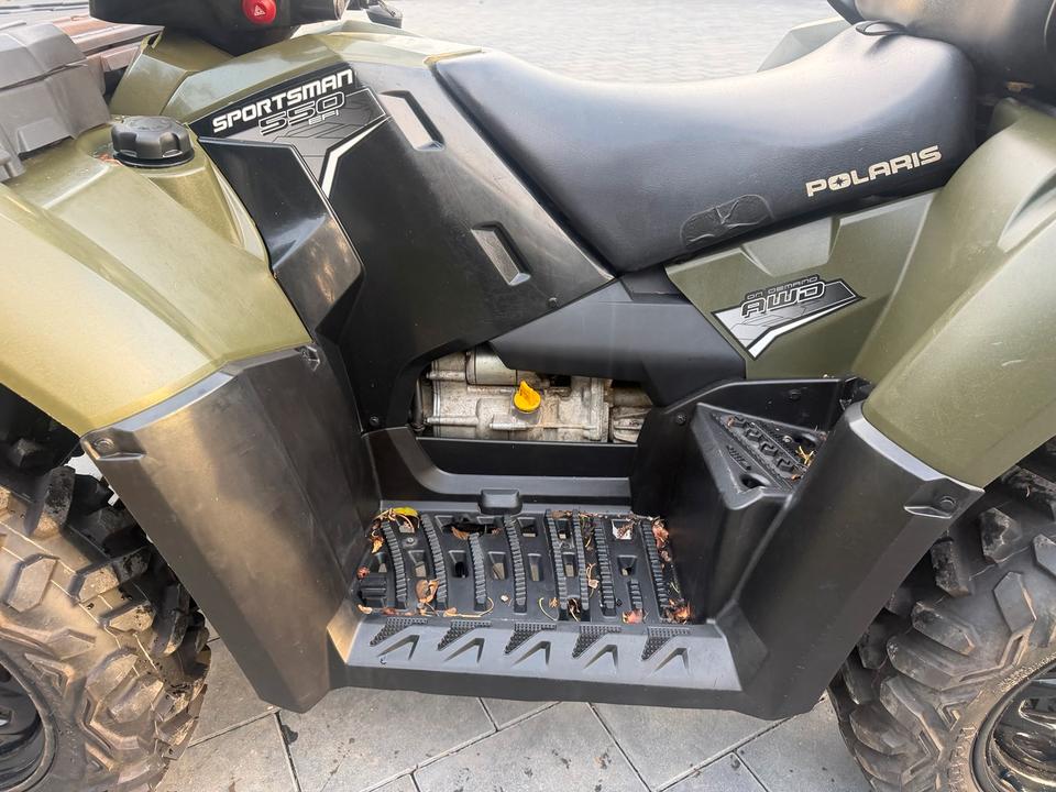  Quad Polaris Sportsmann 550 x2 Allrad 4x4 LOF AHK Servo 2011 — салон
