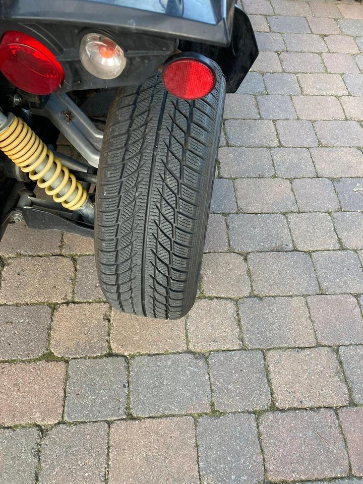 Kymco Maxxa 450i Quad Reitplatz 2013 — rear view