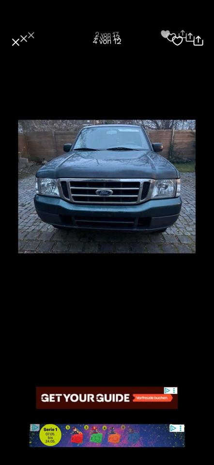 Ford Ranger 2005 — салон