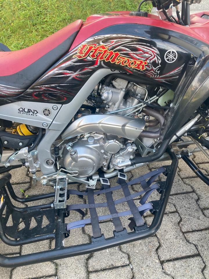 Yamaha raptor 700r 2013 — rear view