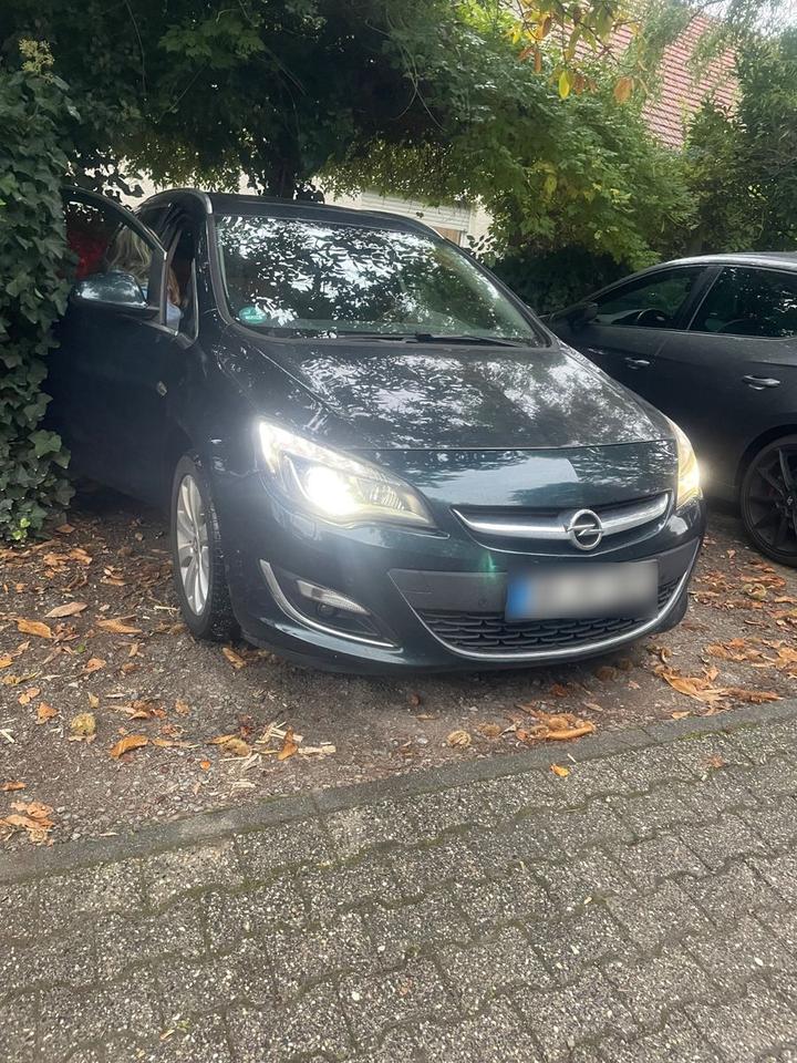 Opel Astra 2014 — вигляд ззаду