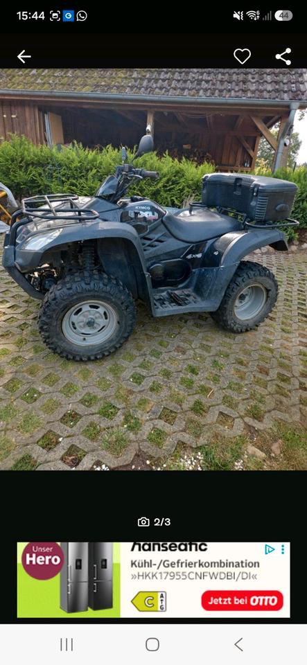 Kymco Gelöscht • Quad 500ccm 2011 — interior
