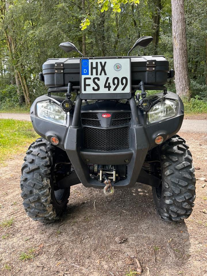 Kymco MXU 500 DX IRS ATV Quad 4x4 LOF - Seilwinde - AT Reifen 2011 — фото 11
