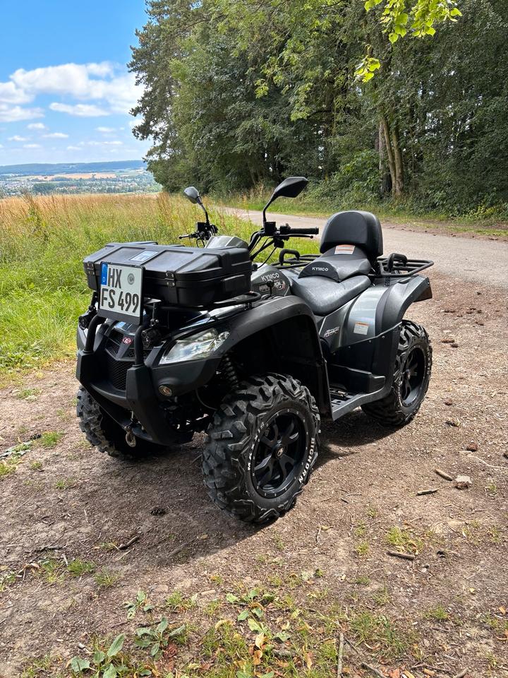 Kymco MXU 500 DX IRS ATV Quad 4x4 LOF - Seilwinde - AT Reifen 2011 — вигляд ззаду