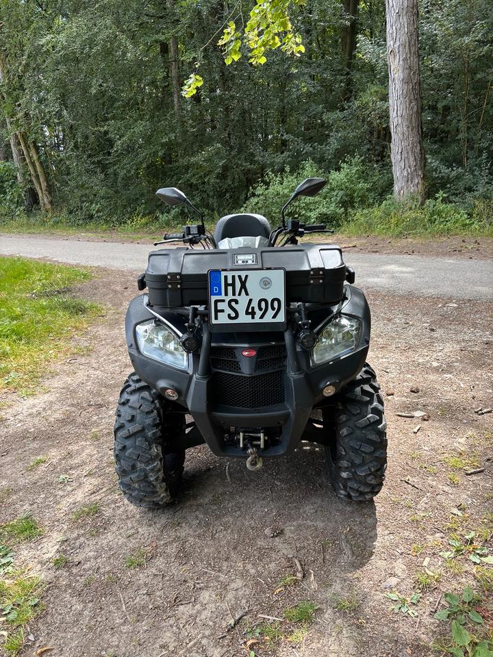 Kymco MXU 500 DX IRS ATV Quad 4x4 LOF - Seilwinde - AT Reifen 2011 — салон