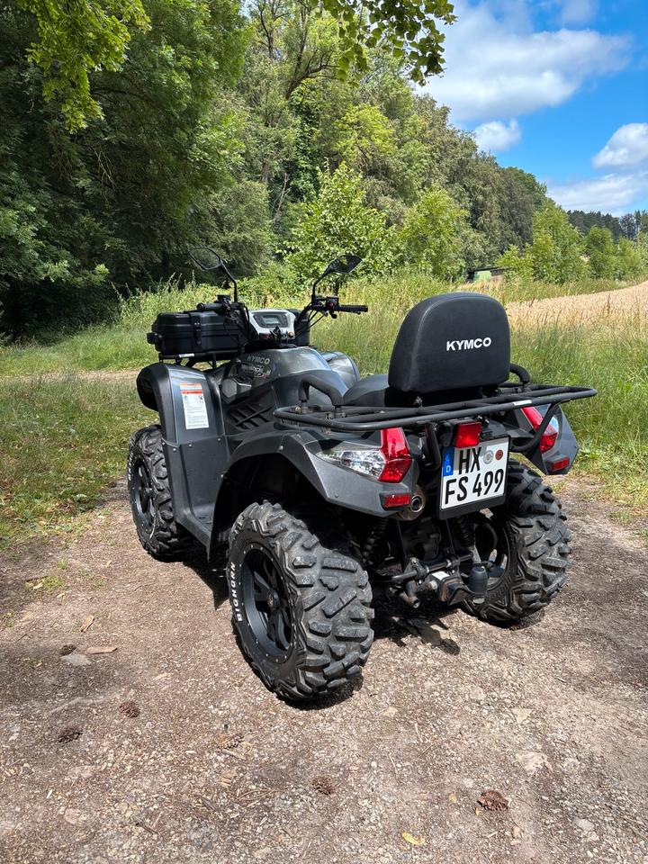 Kymco MXU 500 DX IRS ATV Quad 4x4 LOF - Seilwinde - AT Reifen 2011 — двигун 499 ccm