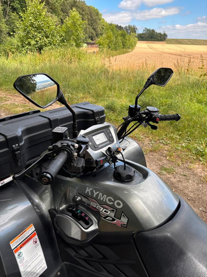 Kymco MXU 500 DX IRS ATV Quad 4x4 LOF - Seilwinde - AT Reifen 2011 — фото 9