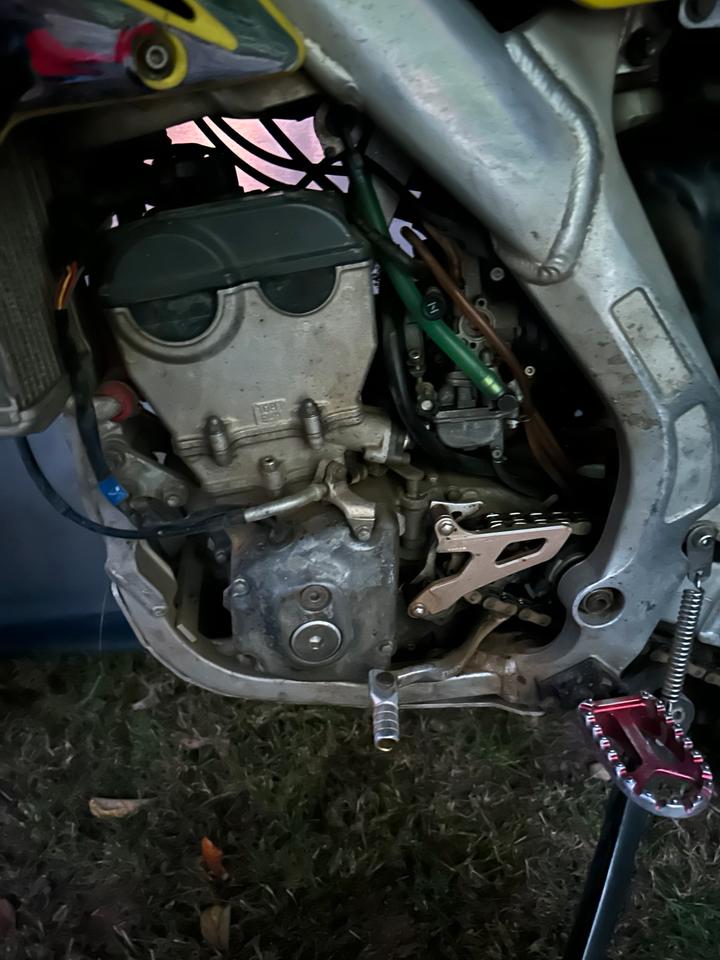 Suzuki Motocross Suzuki RMZ 250 BJ 08 2008 — rear view