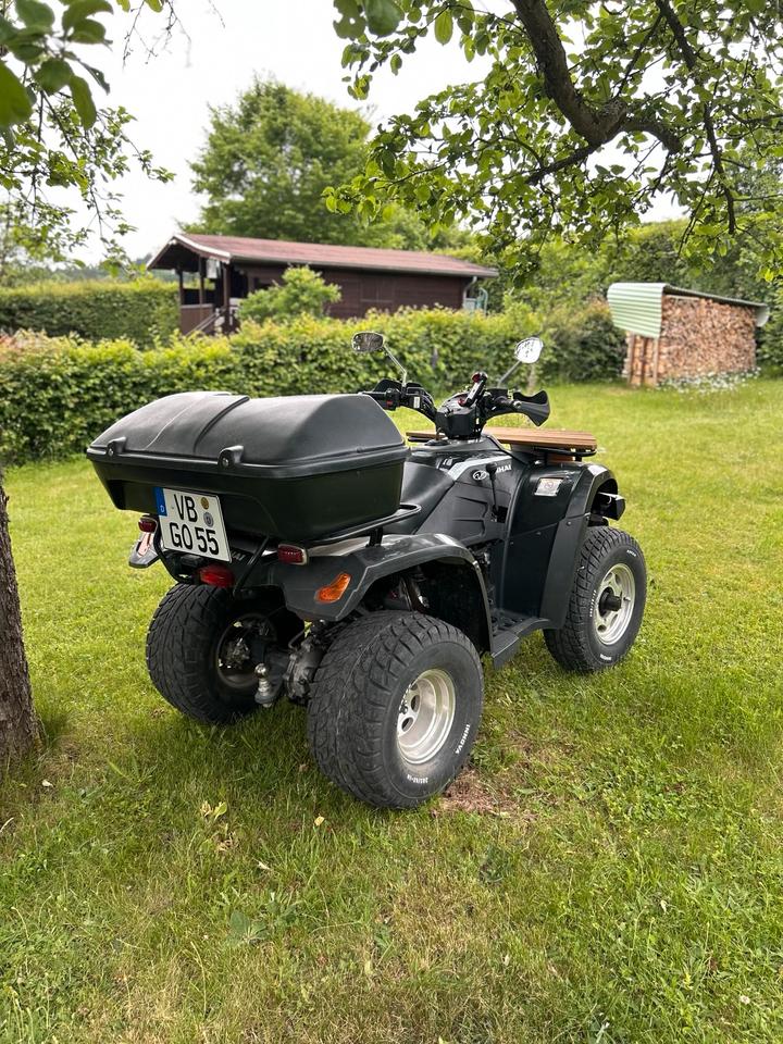 Weitere Motorräder Quad mit Anhängerkupplung 2007 — rear view