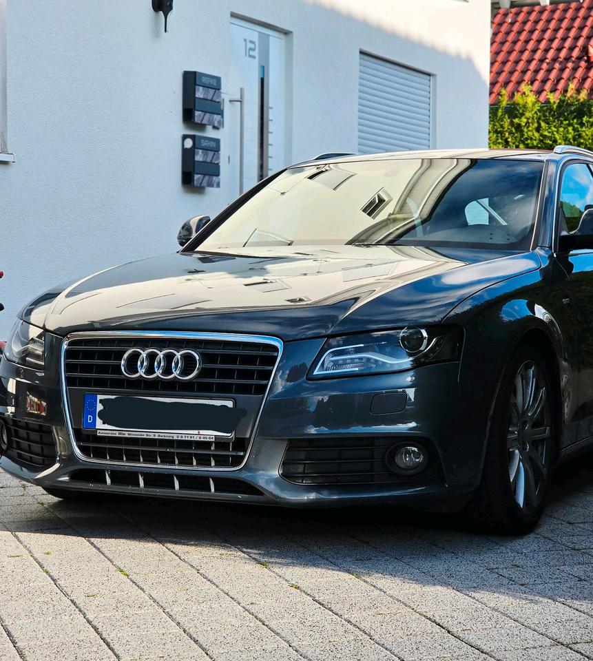 Audi A4 2009 — rear view