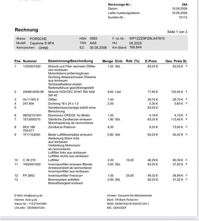 Porsche Cayenne 2005 — вигляд ззаду