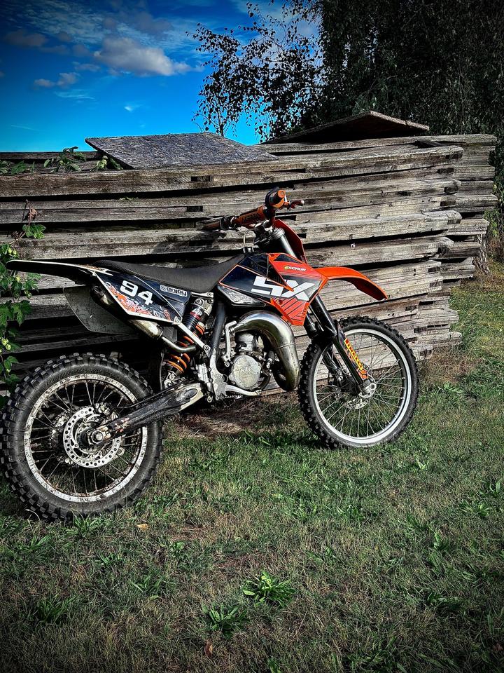 KTM 85 SX Motocross Großrad BJ 2007 — rear view