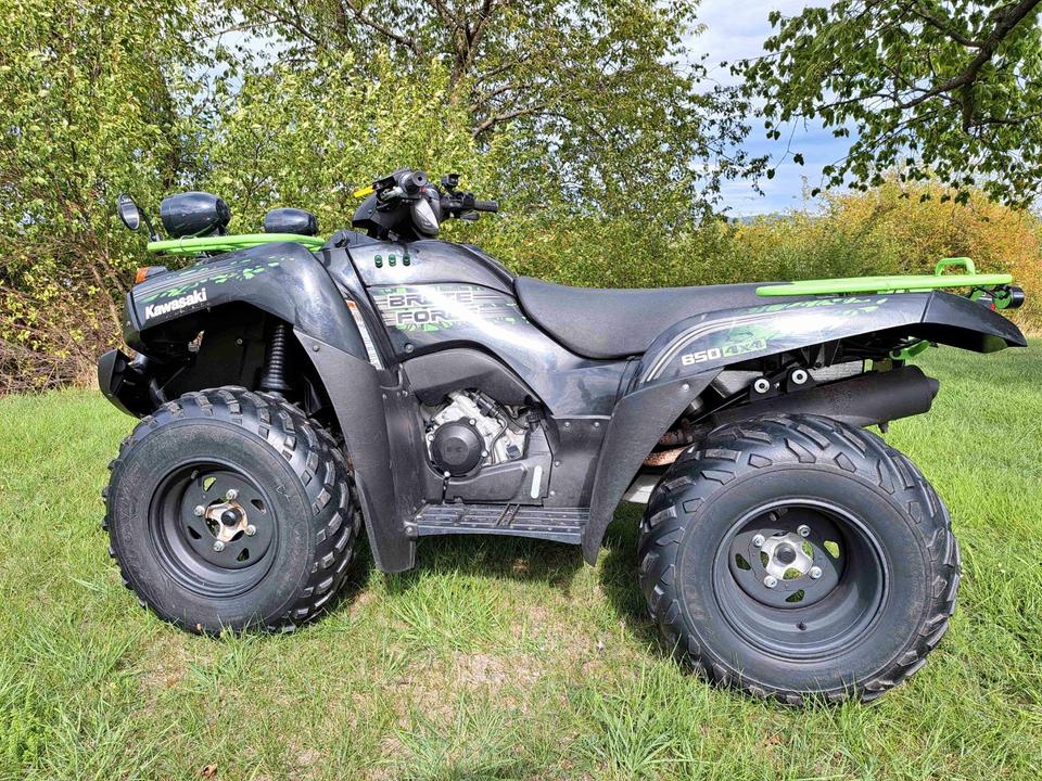Kawasaki KVF 650 4x4 Brute Force mit AHK und Seilwinde 2010 — rear view