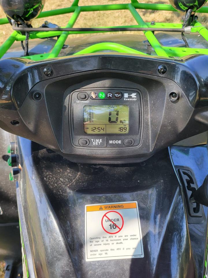 Kawasaki KVF 650 4x4 Brute Force mit AHK und Seilwinde 2010 — photo 8