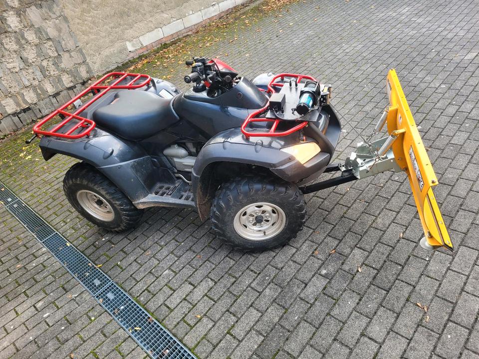 Honda Rincon TRX 650 4x4 Quad, ATV, AHK, Seilwinde, Schiebeschild 2006 — rear view