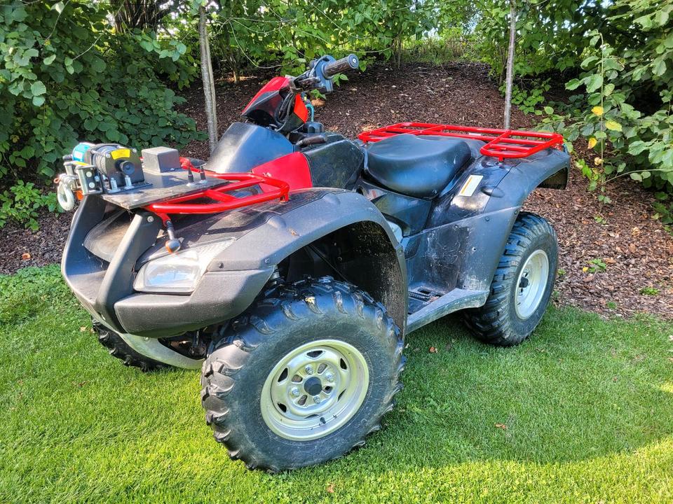 Honda Rincon TRX 650 4x4 Quad, ATV, AHK, Seilwinde, Schiebeschild 2006 — photo 6