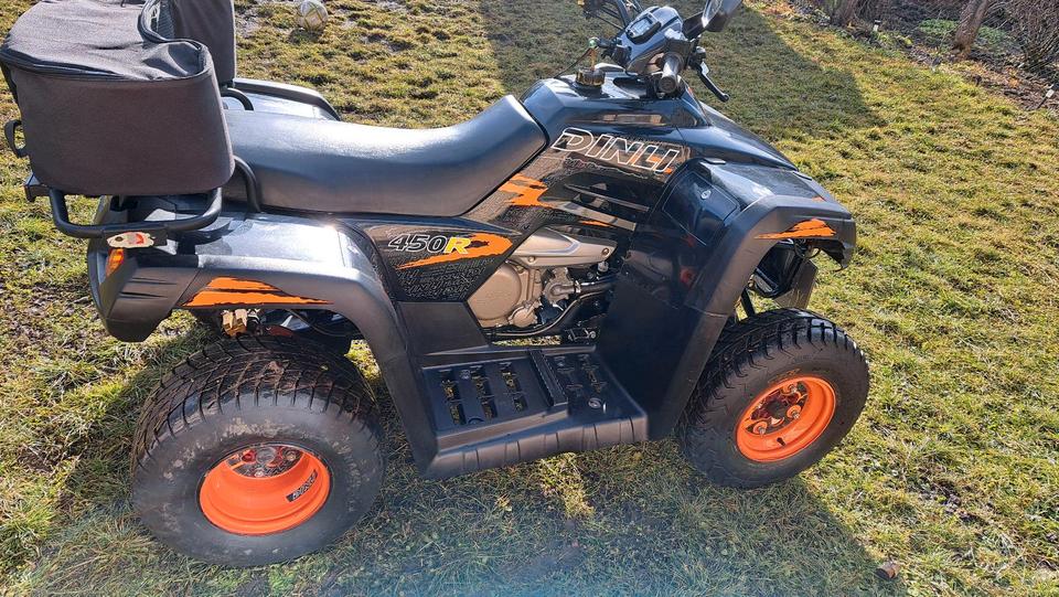Weitere Motorräder Dinli 450cc Subaru motor 2012 — салон