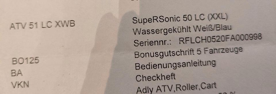 Weitere Motorräder Gelöscht • Quad ATV 51 LC SupeRSonic 50LC für Bastler 2015 — photo 7