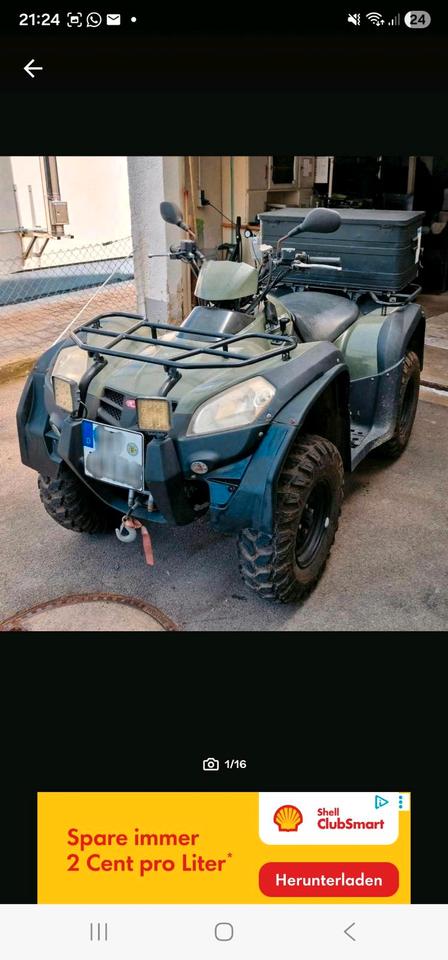 Kymco MXU 500 IRS 4x4|LOF|Seilwinde & Alukoffer|Griffheizung, 2013