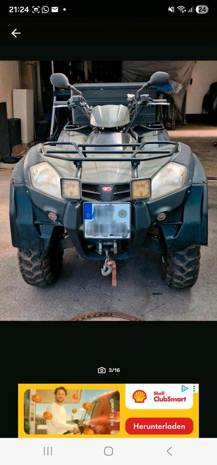 Kymco MXU 500 IRS 4x4|LOF|Seilwinde & Alukoffer|Griffheizung 2013 — салон