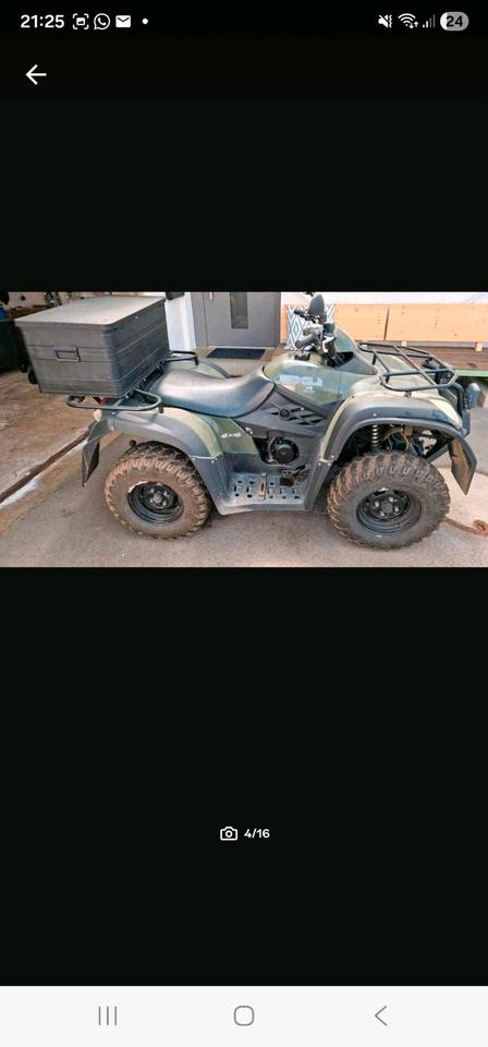 Kymco MXU 500 IRS 4x4|LOF|Seilwinde & Alukoffer|Griffheizung 2013 — двигун 500 ccm