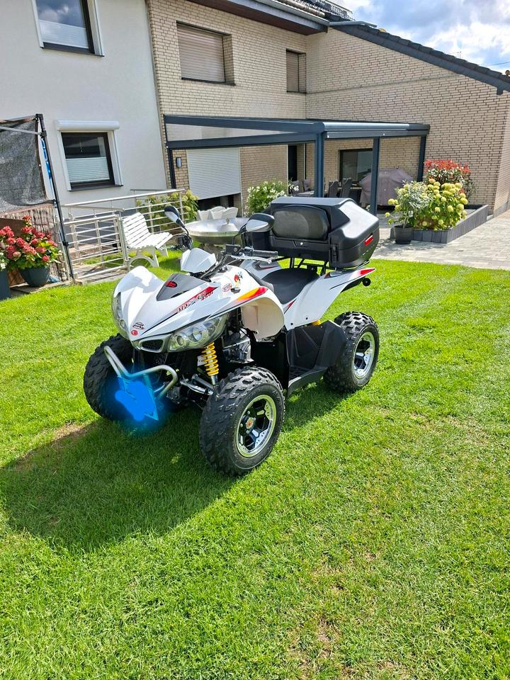 Kymco Quad ATV Kymco maxxer 450i 4x4 2Radsätze 2012 — rear view