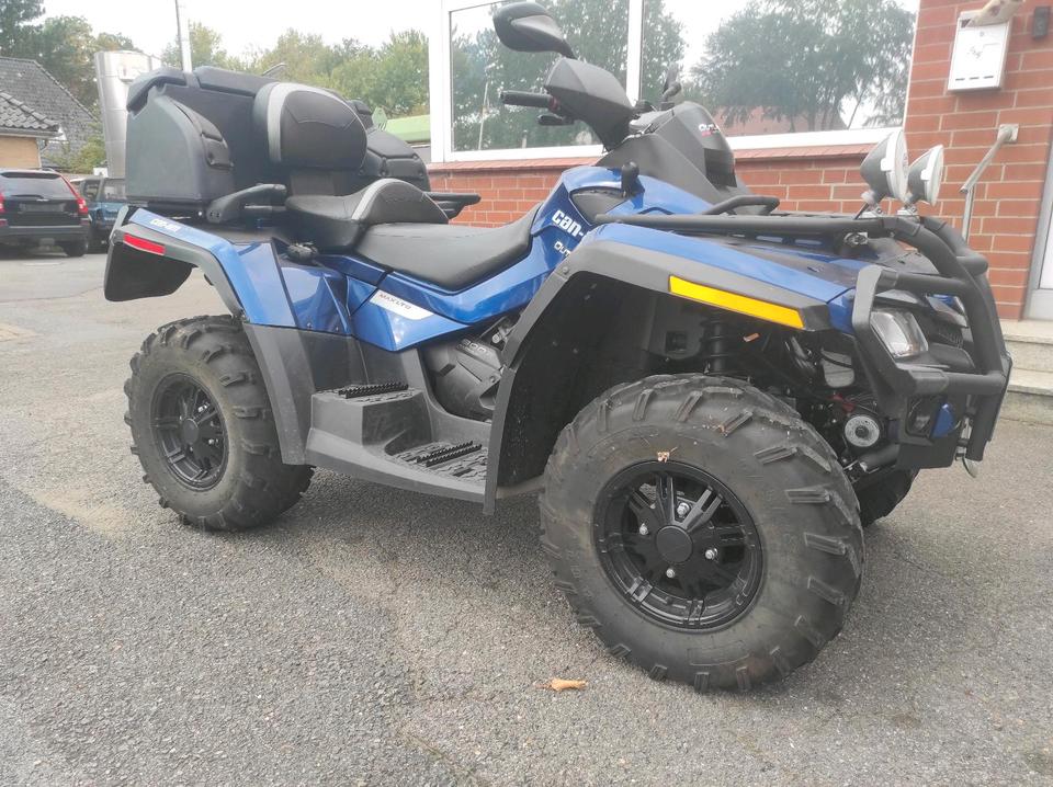 Weitere Motorräder TOP✅Can Am Quad Outlander MAX LOF-Zul. ATV Schneeschild & Seilw. 2011 — rear view