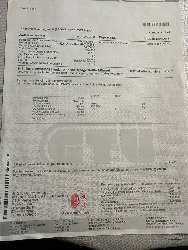 Kymco Gelöscht • Quad ARCTIC CAT 250ccm 2006 — photo 11