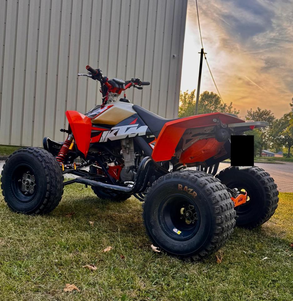 KTM Quad xc 520 lof Zulassung 2009 — rear view