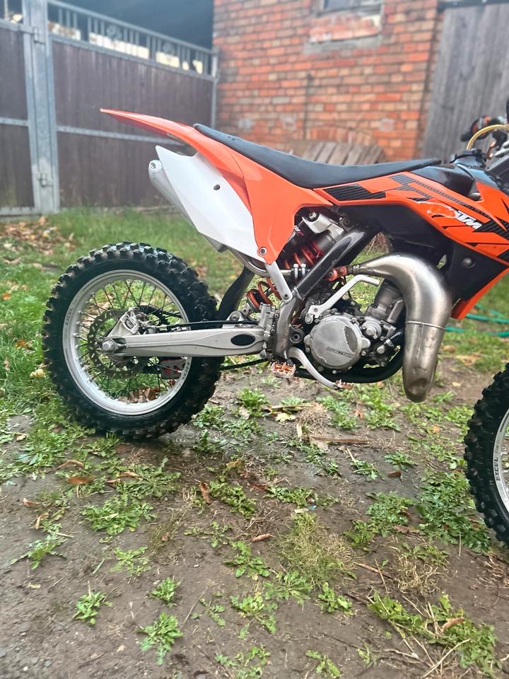 KTM sx 85 vollcross 2013 — rear view