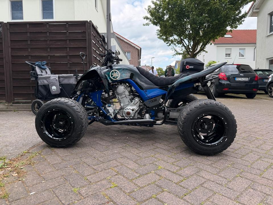 Yamaha Raptor 700r, LOF Zulassung, TÜV neu, 52ps, SUMO Umabu 2015 — rear view