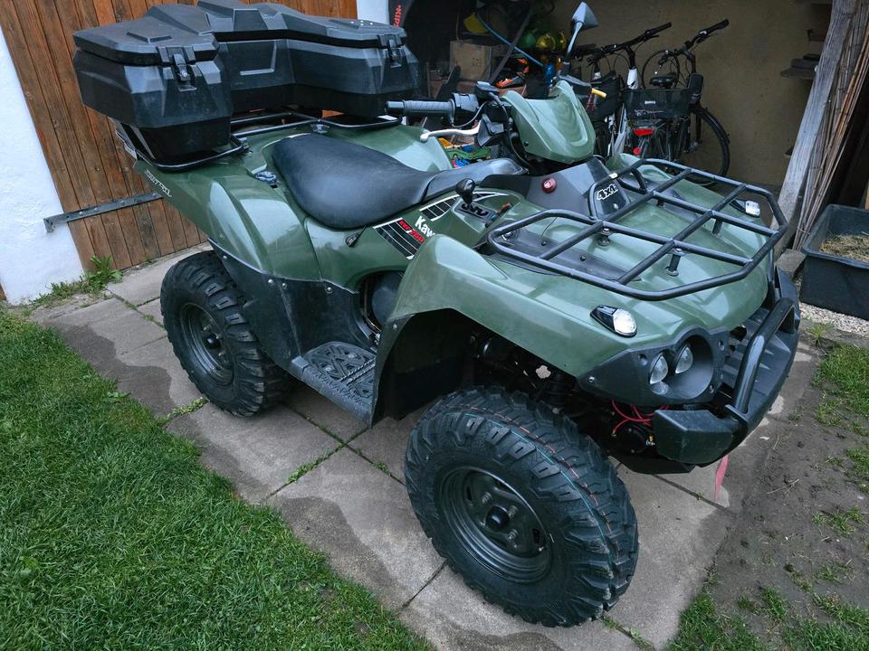 Kawasaki KVF 750 Quad ATV Seilwinde Allrad mit Sperre 2006 — rear view
